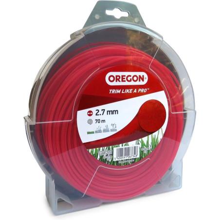 69-382-RD-2,7mm - 70m Fil rond nylon rouge Oregon